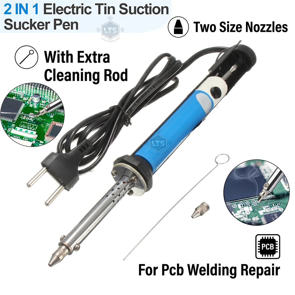 Desoldering Pump Electric Vacuum Station - Penna Elettrica per Aspirazione Stagno 110V