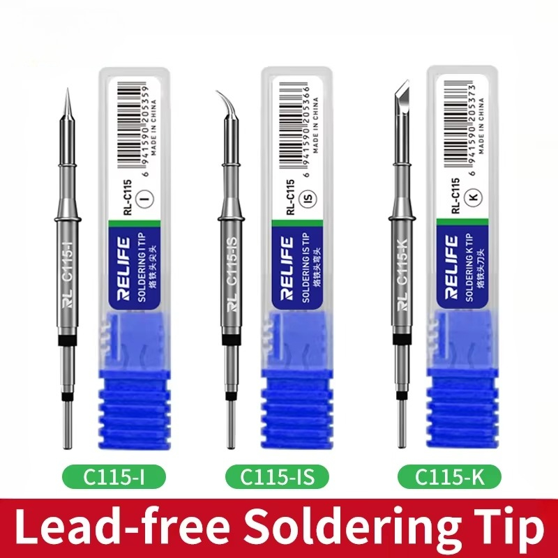 RELIFE C115-K/I/IS Punta unive - C115 Nano Soldering Iron Station recensione e prezzo